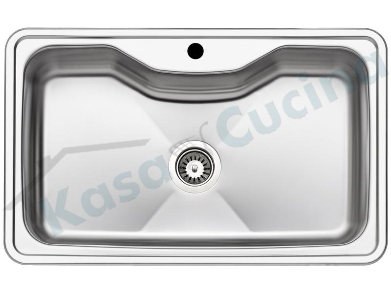 Lavello Apell Pisa doppia vasca con scolapiatti a destra 120x50 cm in  acciaio inox con accessori