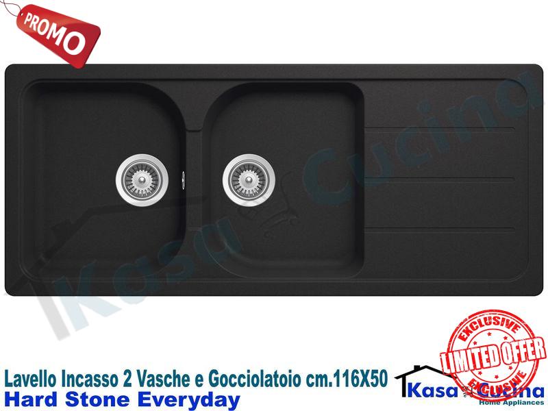 Lavello Cucina Fragranite Ariston.Lavello Incasso Cucina Fragranite Alluminio Cm 116x50 2 Vasche E Gocciolatoio Myapec2020 My