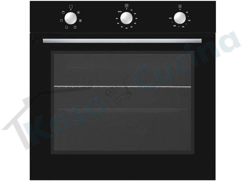 Forno Incasso Ventilato cm. 60 Nero Pure Line Classe A 6 Funzioni