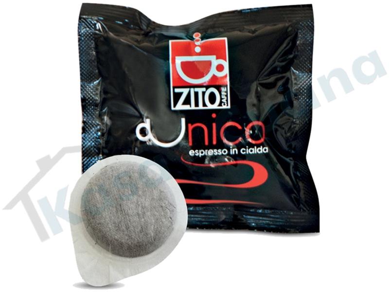 Zito Caffè in Cialda Filtro Carta ESA 44 Miscela Unico Gusto Corposo, Denso e Cremoso