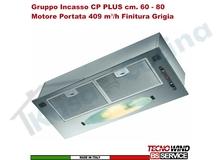 Cappa Gruppo Incasso 60 Sottopensile CP PLUS K102R0190 Motore 409 m³/h Classe D