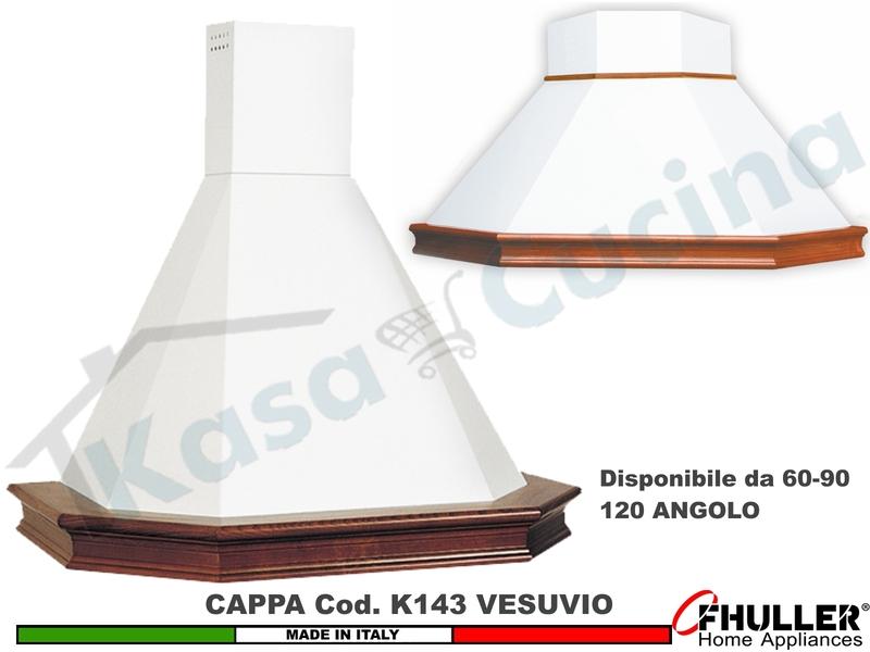 Cappa Rustica VESUVIO 60/90/120/Angolo Legno Frassino/Tiglio Grezza + MOTORE 420 m³