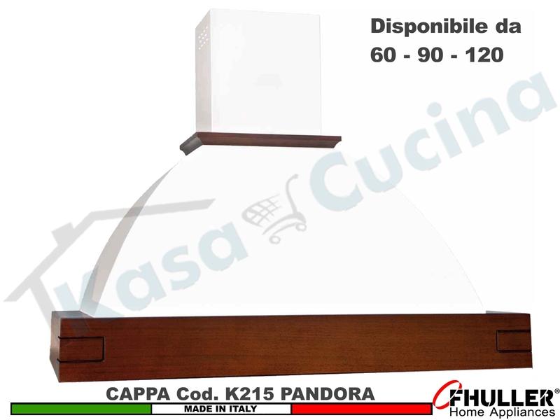 Cappa Rustica PANDORA 60/90/120 Legno Frassino/Tiglio Grezza + MOTORE 420 m³/h